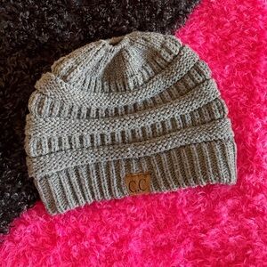 C.C Charcoal Knit Hat